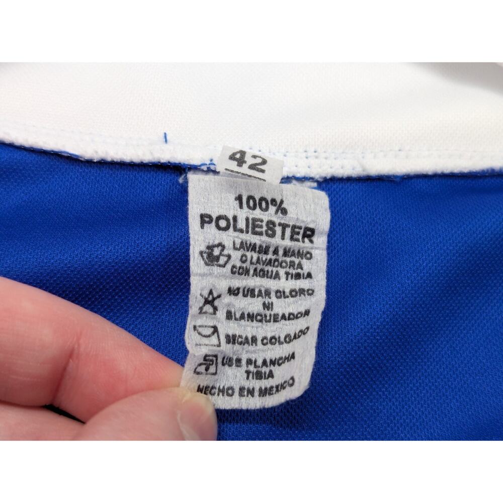 Vintage El Salvador National Futbol Soccer Team Jersey Blue Torres Size 42 XL - Picture 4 of 8